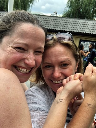 We had to get stamped to prove we were over 21!  We found this hilarious!
