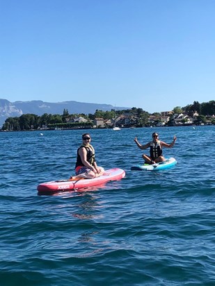 In September 2020, my first paddle on Leman's lake with you, Frouke, Pan and Delynn. Only good vibes and happiness all together!