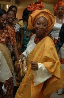 Joyous Fadekemi making her grand entrance on her wedding day