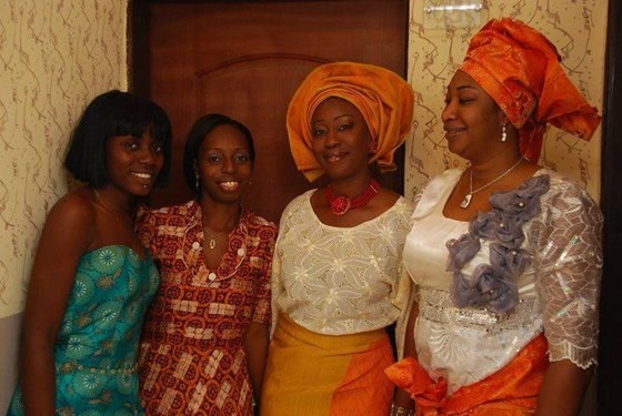 Our beautiful Fadekemi in the midst of her loved ones