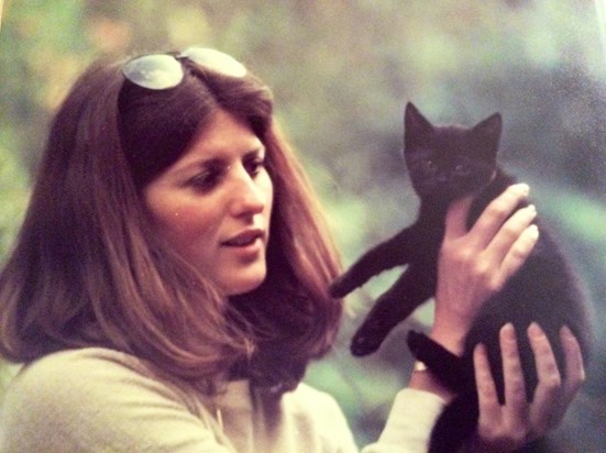 With Sooty the cat - 1970s (at some point!)