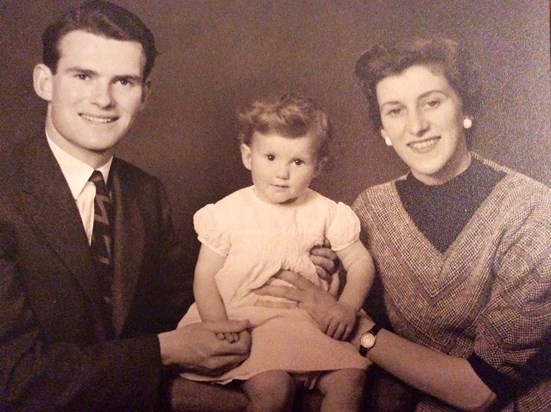 With Mum and Dad - 1955/56