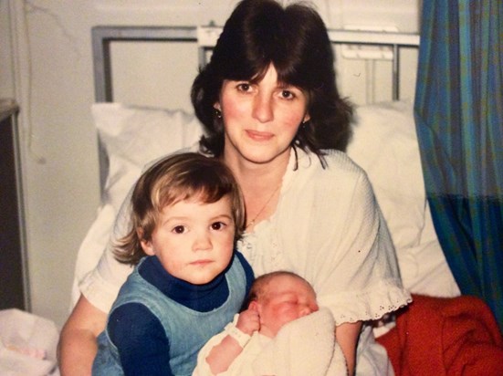 Finola's birth - in Dad's words "the day the world went dark!" - Guildford, 1986