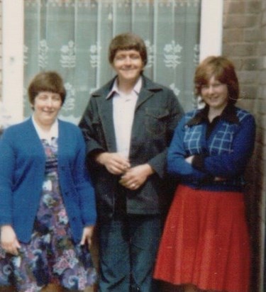 Vera, Reg and Jackie in younger days