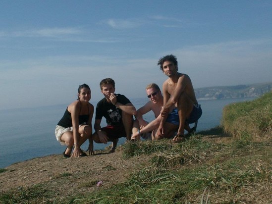 Devon 2011 - Shanti, Eleonora, Lorenzo, Lukas 