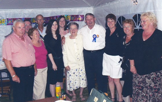 Family group at 80th birthday