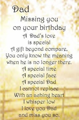 Happy birthday dad. Love you ????
