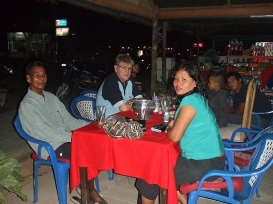 Night out with Mum, Dad, Tracy (Taking the photo) and Grandad in Phuket