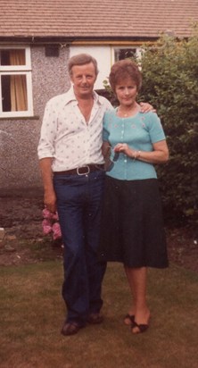In the back garden c.1980