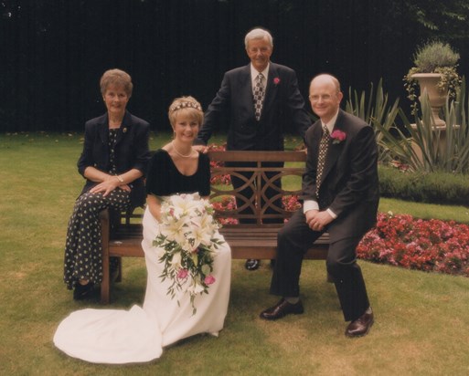 Karen and Phil's wedding day - 5th July 1997