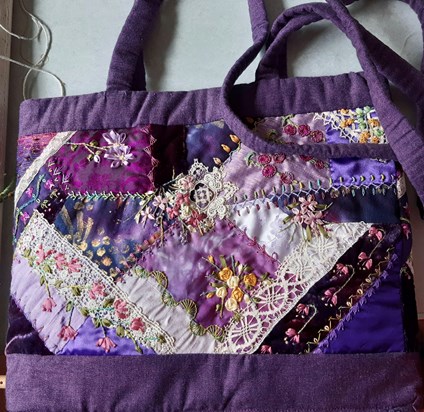 Patchwork and Vintage Lace Bag