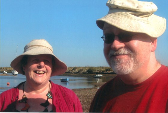 Pauline and Buck at Hunstanton