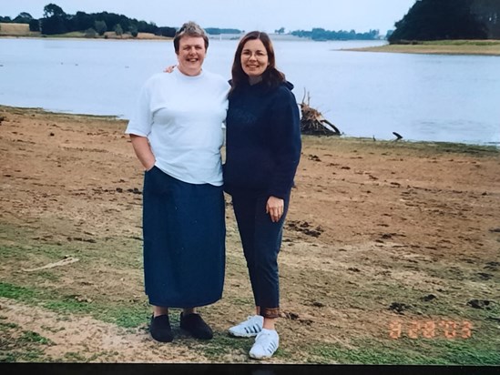 Pauline and Catherine at Rutland Water