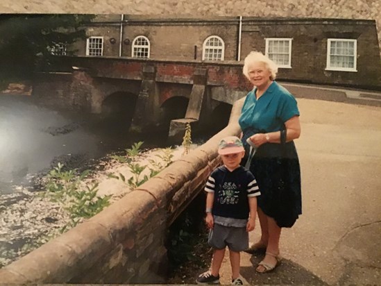 Liam with his Grandma