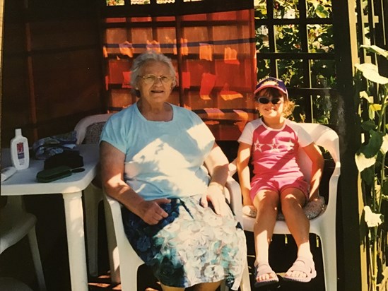 Grandma with Hannah