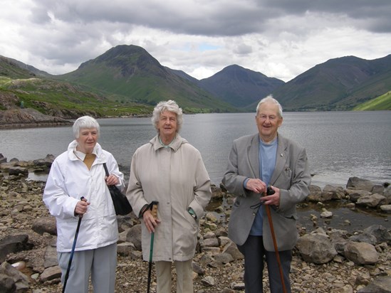 Gwen Trevor and Trevors sister Betty  June  2008