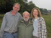 Humphrey with Mark & Liz at Mabley Farm