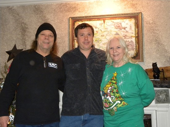Keith, Jay and Momma 2013 Christmas Eve.