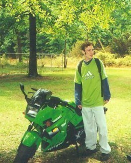 One of his happiest days was the day he bought this Motorcycle.