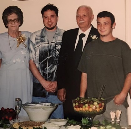 Philip and Jay with Grandparents 