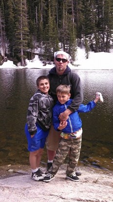 dad and boys