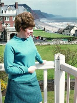 On honeymoon in Sidmouth, April 1970