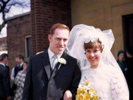 Wedding, Northfield Methodist Church, Birmingham, April 1970