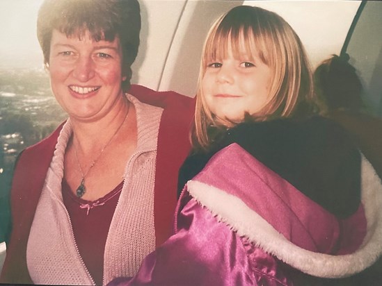 Me and mum on the London eye 