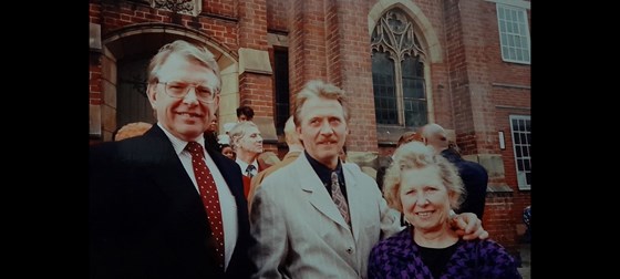 Keith with his older sister & brother (Colin & Beryl)