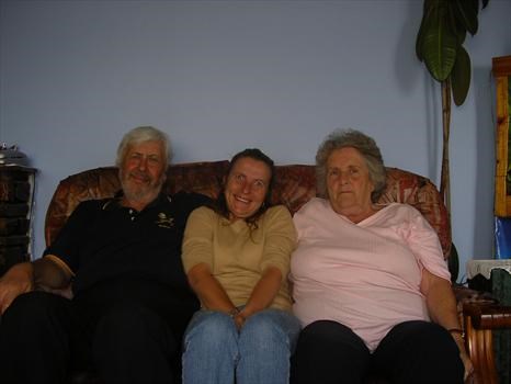 Wendy with Mam and Bill