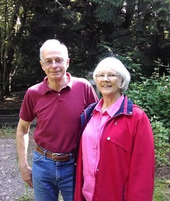 Lance and 2nd Cousin Brenda, in Salem, April 2014