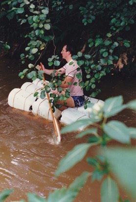 Paul paddling