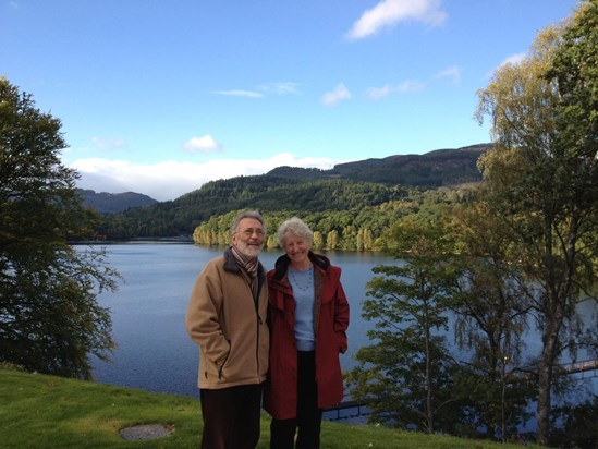 Margaret Forbes with husband Keith