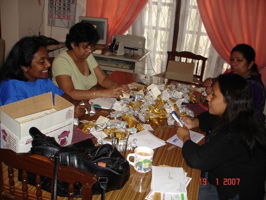 Getting Ready For Niro's Wedding - Colombo 2007