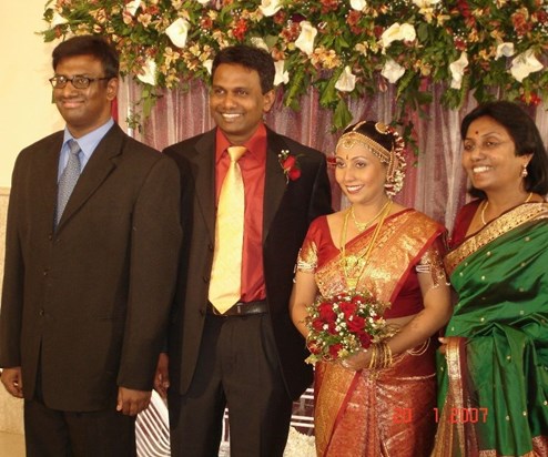 Priyan & Annette At Niece Niro & Christy's Wedding - Colombo 2007