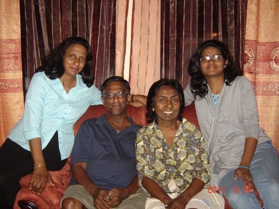 Sister, Niece, Rajan & Annette - Colombo 2011