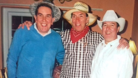 remembering John'sorry 60th birthday bash still playing cowboys with his brothers x