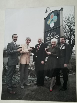 Opening of the four seasons after the refurb 