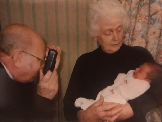 Pat with Granddaughter Kelly in 1998