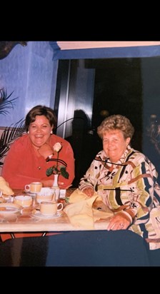 Dubai holiday with Mum and Ricky circa 1997