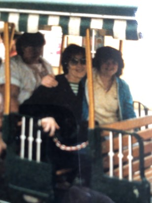 Eileen & I, August 1986, Chessington  zoo