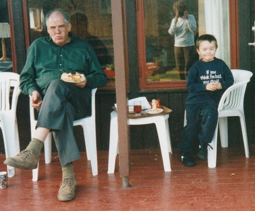 Grandpa and a young Fin