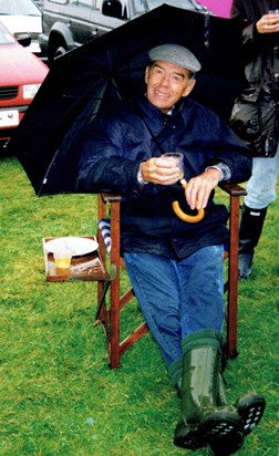 Picnic at Burghley in the rain