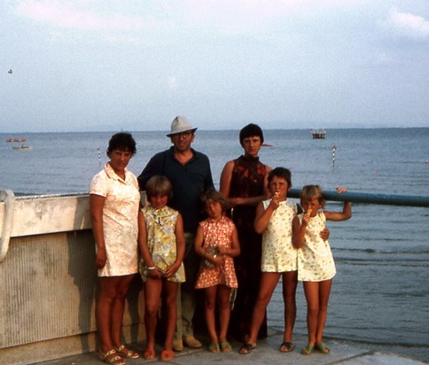 Memories of lovely summer holidays with lots of laughter. The jaunty angle of Uncle Peter’s hat makes me smile every time!