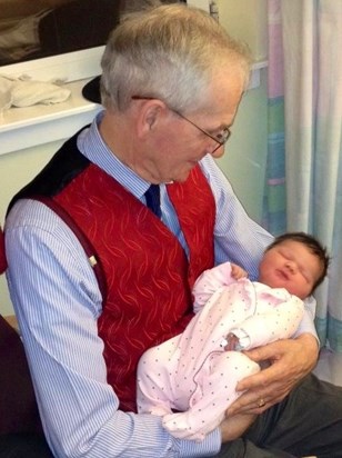 Dad holding lily the day she was born I sure you cuddling him while he holds her xx