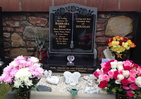 Was another hard day yesterday mum another mothers day without you got new vases n stones f
