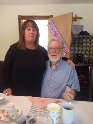 Grandad with his eldest daughter, special memories xx