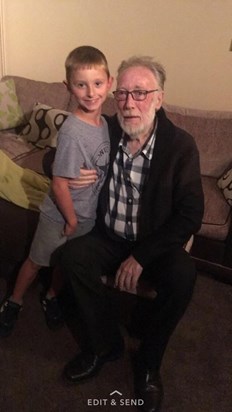 Louie with his great grandad x