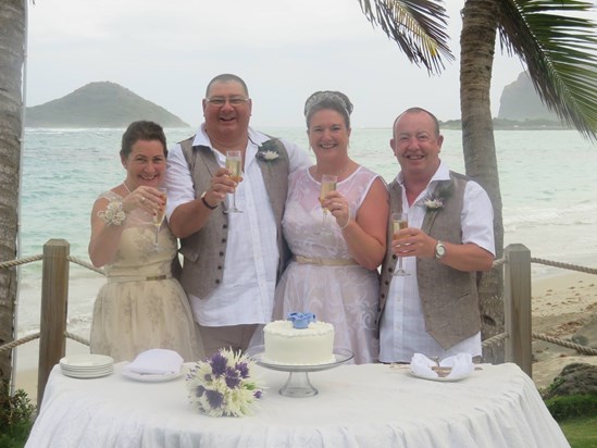 Our Wedding Day 1st February 2017 in St Lucia after 9 years together