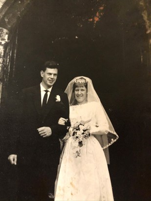 Wedding day 6 August 1960 